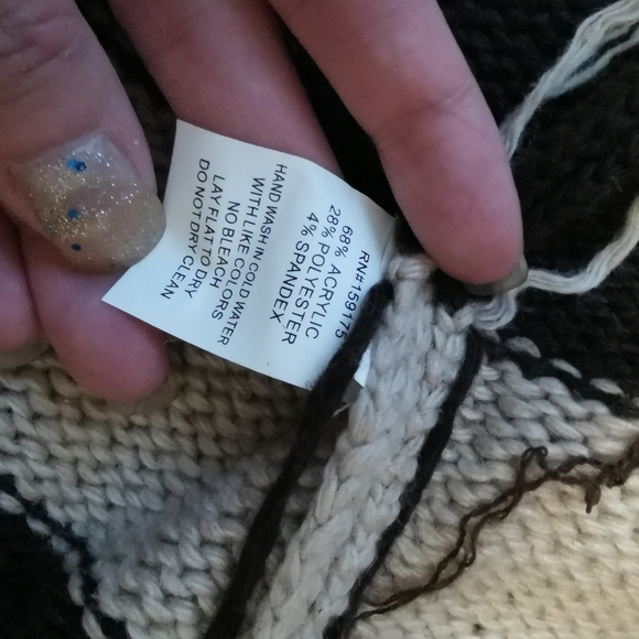 Hooded cardigan size M,  NWT - Picture 5 of 5